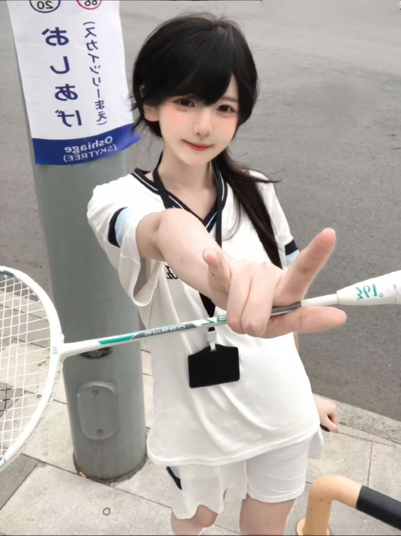 Badminton Online - ชุดกีฬาสำหรับวัยรุ่น เสื้อยืด กางเกงขาสั้น ชุดแบดมินตัน ชุดยิมนาสติก ผ้าฝ้าย