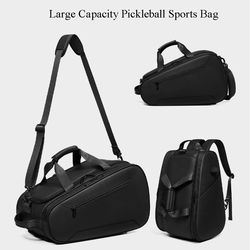Badminton Equipment - กระเป๋าเทนนิส, ความจุขนาดใหญ่, น้ำหนักเบา, กระเป๋าเป้สะพายหลังกีฬาแบดมินตันอเนกประสงค์, กระเป๋าใส่ลูกปิงปองแบบพกพาสะพายไหล่เดียว