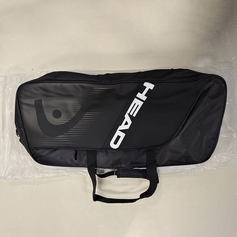 Badminton Equipment - กระเป๋าเป้สะพายหลังใส่ไม้เทนนิสแบดมินตันความจุขนาดใหญ่รุ่น Original HEAD พร้อมช่องใส่ไม้ 6 ช่อง