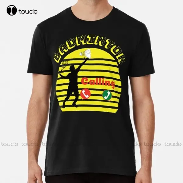 เสื้อยืดพรีเมียมลายแบดมินตันให - Badminton Is Calling บทวิจารณ์และราคา