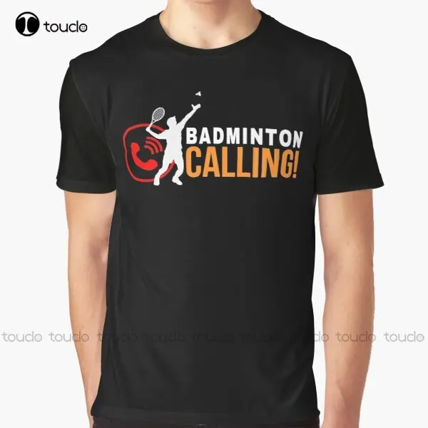 ใหม่แบดมินตันโทรกราฟิกเสื้อยืด - Badminton Is Calling บทวิจารณ์และราคา